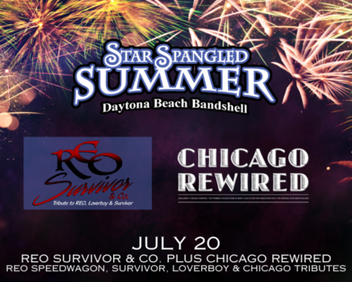 REO Survivor & Co. plus Chicago Rewired: Tributes to REO Speedwagon, Survivor, Loverboy and Chicago